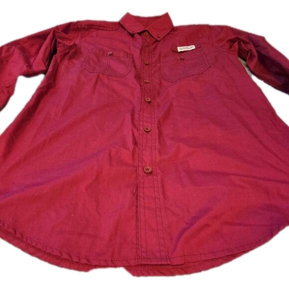 Magellan Outdoors Fish Gear Loose Fit Mens XS Button Long Sleeve Shirt Back Vent - Picture 3 of 13